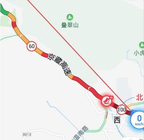 五一假期第一天京藏高速拥堵超10公里 具体情况如何？
